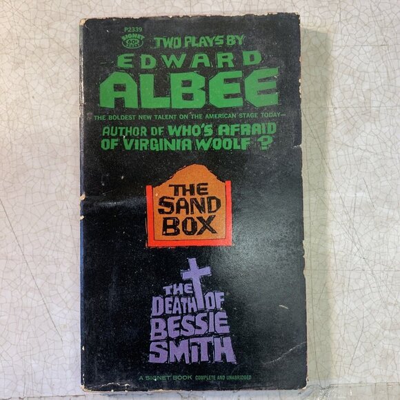 2 Plays: The Sandbox and the Death of Bessie Smith By Edward Albee Paperback - Picture 1 of 2